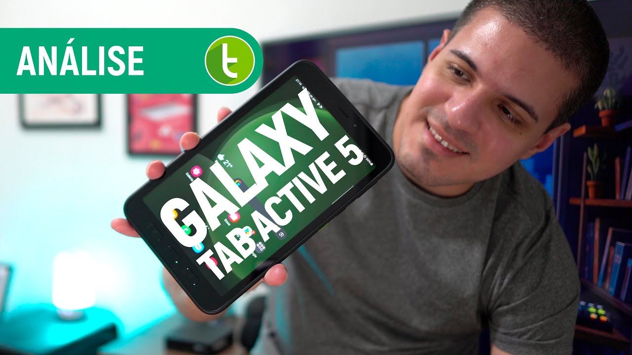 Miniatura da avaliação em vídeo de Tablet Samsung Galaxy Tab Active5 5G 128GB 6GB RAM 8 Polegadas