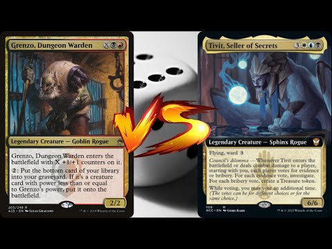 Grenzo VS Tivit - MTG EDH Duel Commander Magic Cards