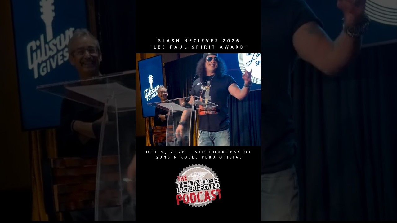 Slash received the 2026 Les Paul Spirit Award - YouTube