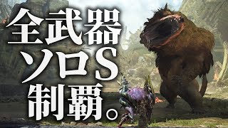 チャレクエ『夢に生きた者の階段』全武器ソロSを獲るまで終わらない 初日最終日【モンハンワイルズ】