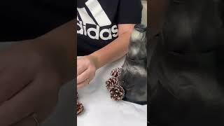 Dollar tree Diy pinecone tree! They sell like HOTCAKES for $45 they cost $2 to make