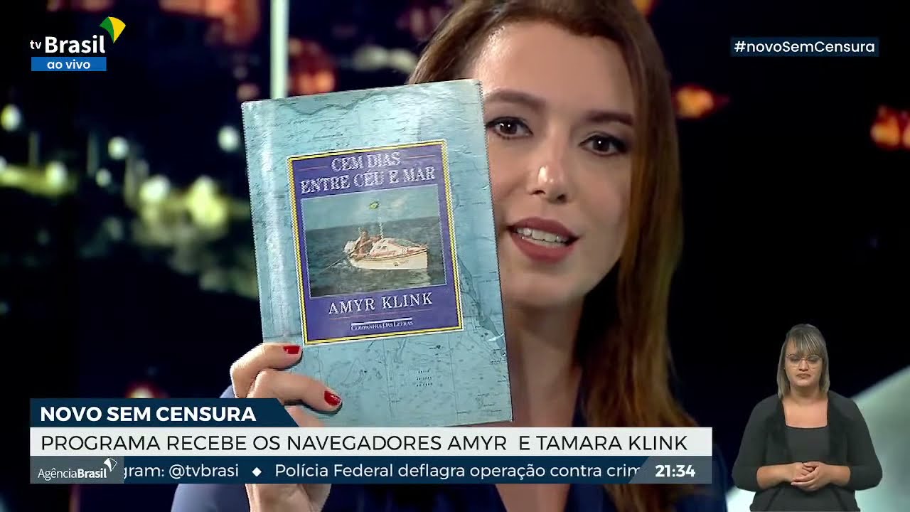 Navegadores Amyr Klink e Tamara Klink participam do Sem Censura