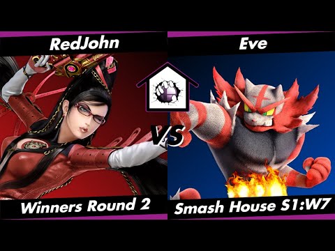 Smash House S1:W7 WR2 - RedJohn (Bayonetta) vs. Eve (Incineroar)