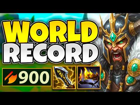 TRYNDAMERE JUNGLE GOES FOR WORLD RECORD AD — 900 AD!