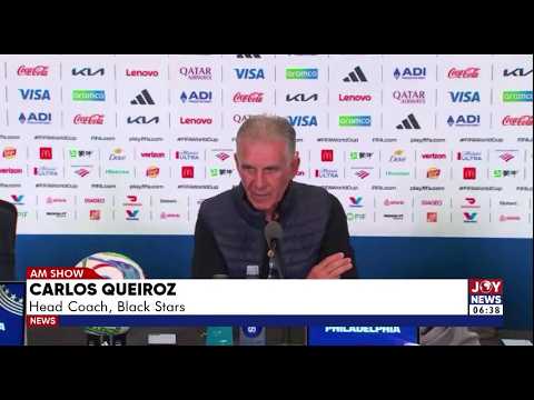 2026 World Cup: I have learnt a lot from the defeat to Croatia -Black Stars coach Queiroz |AM Sports