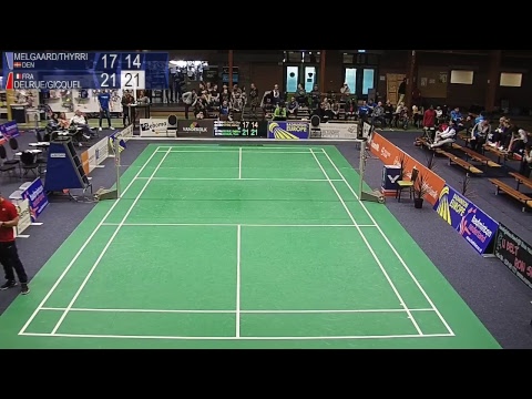 Melgaard / Thyrri vs Delrue / Gicquel (XD, Final) - Victor Dutch Intl. 2018