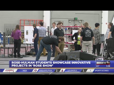 Rose-Hulman Students Showcase Innovative Projects in "Rose Show".