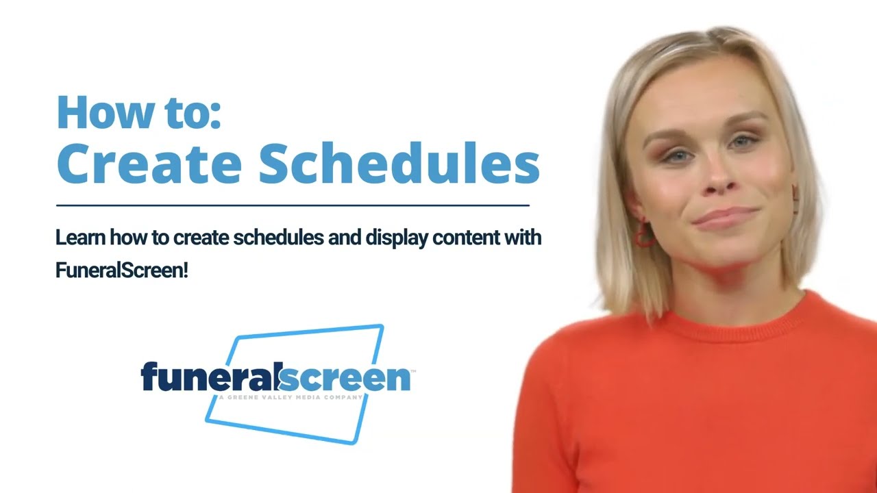 Creating Schedules