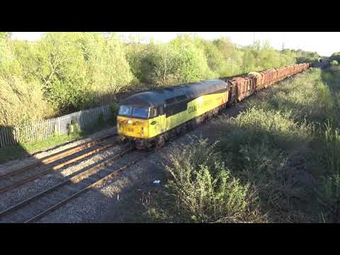 Colas Rail 56049 on Log Freight - Panteg - 06/05/21