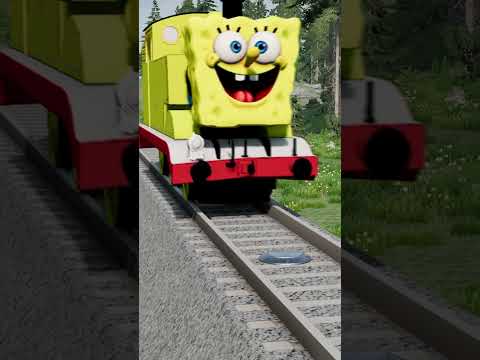 Funny Trains vs Bollard | BeamNG.Drive