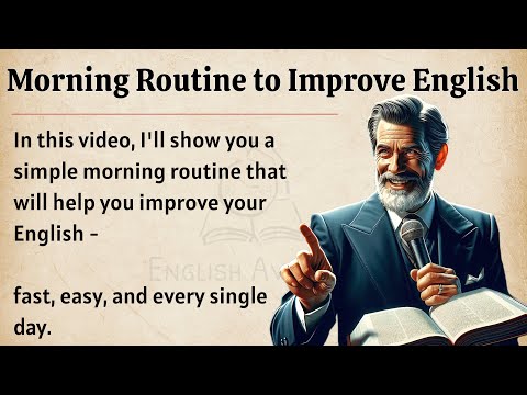 Morning Routine to Improve English Fast || Speak English Fluently and Confidently ✅