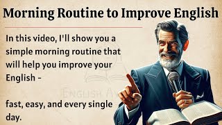 Morning Routine to Improve English Fast || Speak English Fluently and Confidently ✅