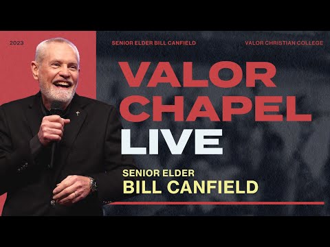 Senior Elder Bill Canfield at Valor Chapel LIVE