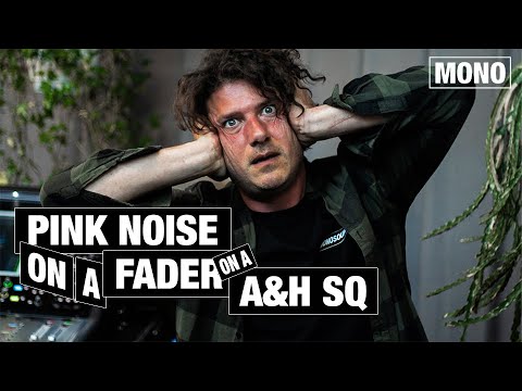 How to assign pink noise to a fader on a Allen&Heath SQ