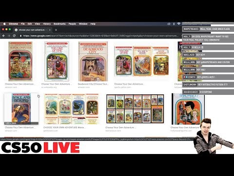 PYTHON TEXT ADVENTURE, WRITTEN BY CHAT! - CS50 Live, EP. 52