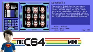 The C64 MINI Games - Speedball 2