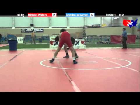 Michael Waters vs. Brandon Benvenuti at 2013 ASICS University Nationals - FS