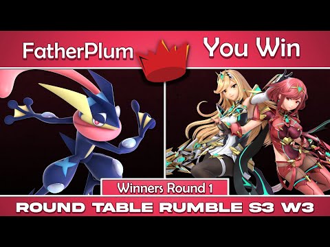 RTR S03 W03 | FatherPlum (Greninja) vs You Win (Pyra Mythra) | Winners Round 1 | SSBU Ultimate