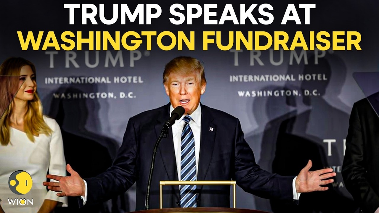 LIVE: Trump Delivers Remarks at NRCC Fundraising Dinner in Washington, DC | WION