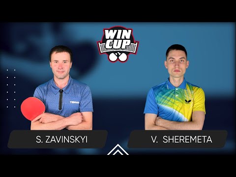 12:30 Serhii Zavinskyi - Vladyslav-Ivan Sheremeta West 1 WIN CUP 18.07.2024 | Table Tennis WINCUP