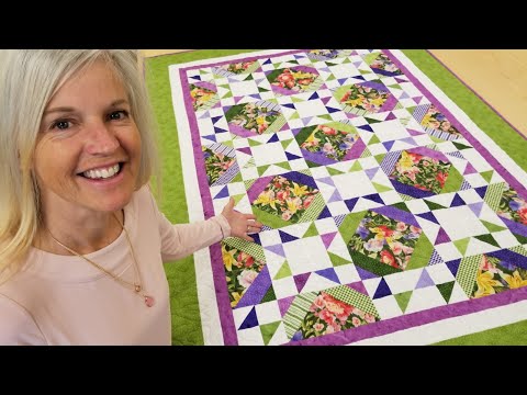 SUPER POPPIN' TROPICS QUILT!!!