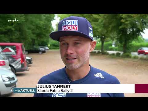 MDR-TV: Rallye Saarland-Pfalz – Julius Tannert stark unterwegs - dann Crash