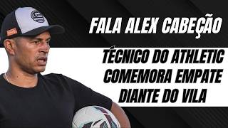 Athletic/MG empata no final do jogo diante do Vila Nova, e Alex Souza comemora resultado no OBA