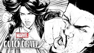 Watch the Defenders come to life - Marvel Quickdraw