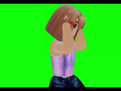 Girl dances to MEGATRON by Nicki Minaj while being surrounded by a green screen
