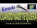 CUANDO NADIE TE QUIERA -Karaoke JLG- Estilo BANDA