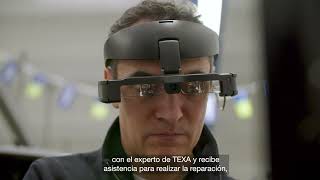 Epson Texa y las smartglasses Moverio BT-45 anuncio