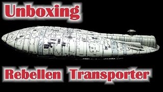 Star Wars - Krieg der Sterne - x-wing Miniaturen-Spiel - Unboxing Rebellen Transporter