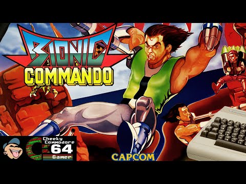 BIONIC COMMANDO – Commodore 64 (1988 UK Version) | Tim Follin‑Powered Grapple‑Hook Platformer