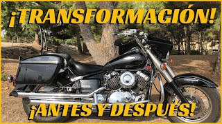 ¡Os enseño MI MOTO! ¡Transformación DRAG STAR antes y después!