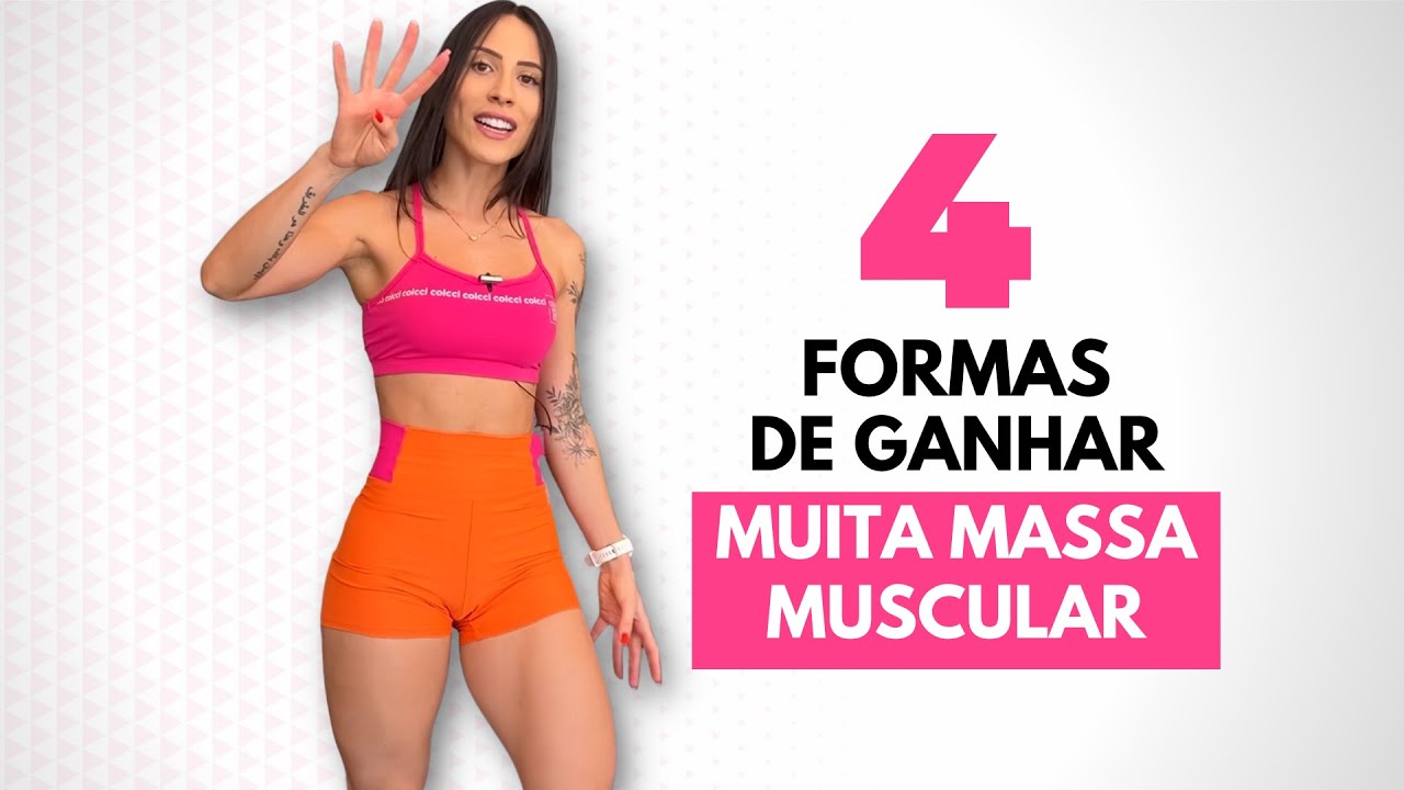 4 ajustes para GANHAR MASSA MUSCULAR MAIS RÁPIDO
