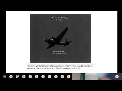 IMY Jäsenilta Raimo Malkamäki 83 ilmavoiton yöhävittäjä ässä majuri Heinrich Prinz zu Sayn Wittgenst