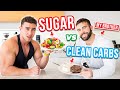 What Happened after I ATE SUGAR for 24 Hours while My Brother Ate Clean | Sugar vs Clean Carbs