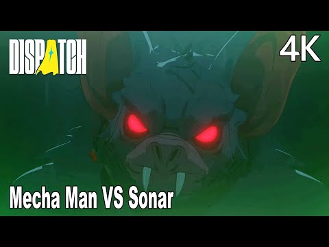 Mecha Man VS Sonar Fight Scene Dispatch Episode 8 4K