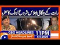 Pak India Tension DG ISPR Tarar Brief Political Leaders Geo News Headlines 11 PM 4 May 2025