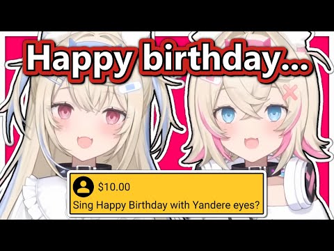 Yandere Fuwamoco Singing Happy Birthday To You Is Surprisingly Cute... Yandere Fuwamoco Singing Happy Birthday To You Is Surprisingly Cute...