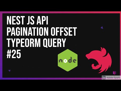 Nest JS API Pagination Offset TypeORM Query 25