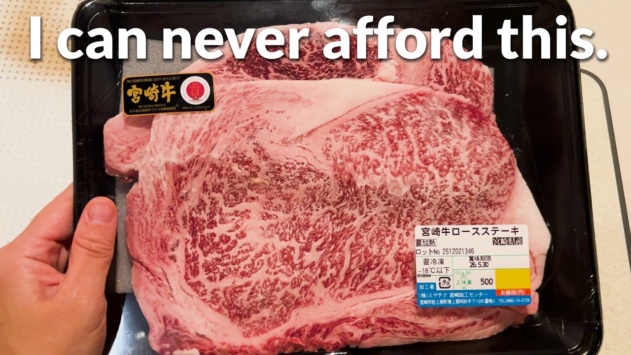 Cooking & Eating Expensive Japanese Steak for FREE! 🥳🎉 | Life in Tokyo As A Low-Salary Japanese Girl