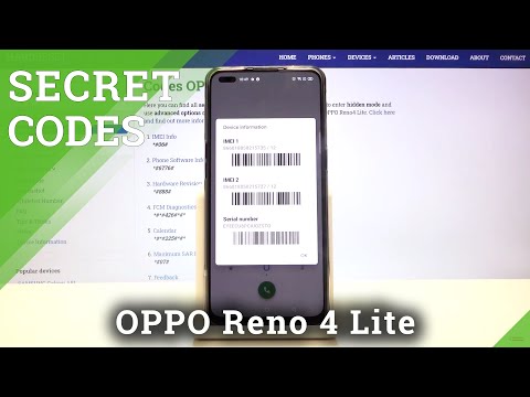 Secret Codes OPPO Reno 4 Lite – Find Hidden Modes / Test Menu