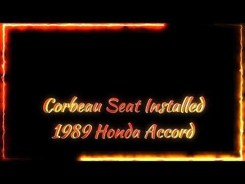 Thumbnail for Corbeau Seat Installed 1989 Honda Accord by Honda Accord, SEAT