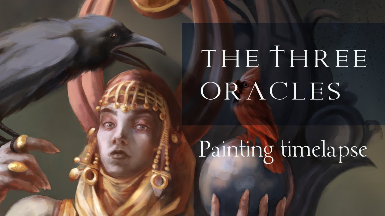 The three oracles - Digital speed painting