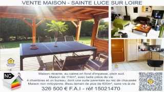 preview picture of video '15021470 - Vente Maison sur Sainte Luce sur Loire 44980.'