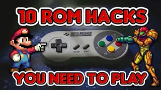 10 SNES Rom Hacks You Need To Play 