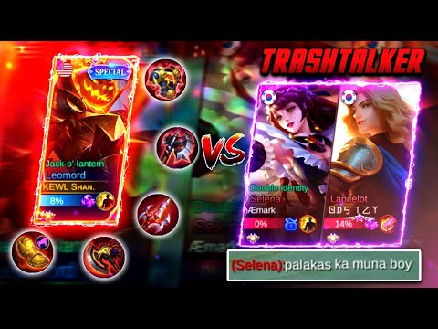 LEOMORD RED BUILD VS ARROGANT SELENA AND LANCELOT IN RANK GAME | TOP GLOBAL LEOMORD 2021 | LEOMORD