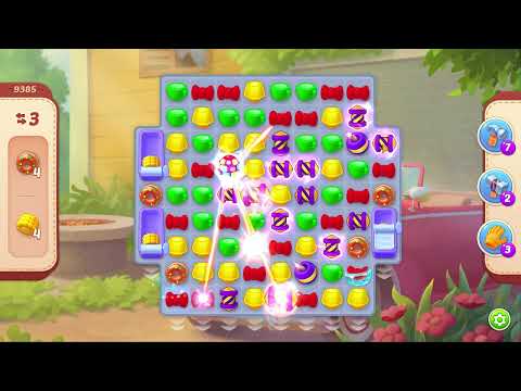 Homescapes level 9385 No Boosters 🏡 Gameplay Walkthrough Playrix