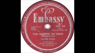 David Ross - The Garden Of Eden - 1957 - 78 RPM